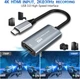 Карта видеозахвата VIXLW Video Capture Card, 4K HDMI для USB A/Type-C, 2K@30Hz, 1080P@60Hz, silver - изображение 3