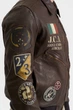 Куртка шкіряна Aeronautica Militare 8926 58 - зображення 5
