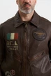 Куртка шкіряна Aeronautica Militare 8926 58 - зображення 6