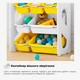 Детский стеллаж Mealux Coral Yellow (KD-E022 Yellow) - изображение 6
