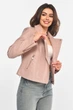 Куртка-косуха женская из экокожи розового цвета Fashion размер 42 (214059) - изображение 2
