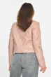 Куртка-косуха женская из экокожи розового цвета Fashion размер 40 (214060) - изображение 3