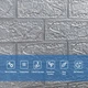 Самоклеющаяся 3D панель Sticker Wall R017-2-20 стеновая в рулоне 700×19600×2 мм серебро SW-00002278 - изображение 6