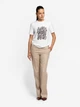 Футболка жіноча біла з тонкого джерсі Arber T-SHIRT WF-19 L білий (W13.10.00.610) - изображение 2