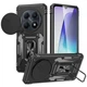 Ударостійкий чохол Square Ring зi шторкою на камеру на Xiaomi Redmi Note 15 4G/5G (EU) (Чорний / Black) Epik (250288) - зображення 1