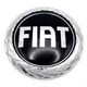 Эмблема логотип Fiat 98 мм хром+черный, глянец - изображение 1