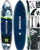 Надувная SUP доска для плавания FLYPARK 335 см Ice Fog Gray (SUP5021609) - изображение 1