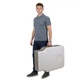 Масажний стіл inSPORTline Kiyora 2-Section Aluminum, біло-сірий - изображение 6