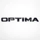 Емблема напис Optima KIA 18,5*1,9 см ABS, чорний, глянець - зображення 2