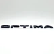 Емблема напис Optima KIA 18,5*1,9 см ABS, чорний, глянець - зображення 4