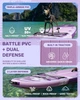 Надувная SUP доска для плавания FLYSKI 335 см Forge Purple (SUP5021694) - изображение 6