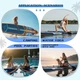 Надувная SUP доска для плавания DBSEA 335 см Синяя (SUP5021751) - изображение 5