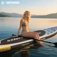 Надувная SUP доска для плавания GENREEN 305 см Light Blue Aurora Gradient (SUP5021800) - изображение 5