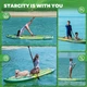 Надувная SUP доска для плавания STARCITY 350 см Зеленая (SUP5021562) - изображение 4