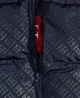 Мужская стеганая куртка Tommy Hilfiger Premium Class с фирменным принтом M синяя - изображение 4