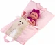 Lalka bobas winylowa Llorens Nica w różowym śpiworku 40 cm (73812) - obraz 2