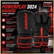 Боксерські рукавиці PowerPlay 3024 Ultra Mat Чорно-Червоні 14 унцій - зображення 5