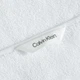 Calvin Klein махровые полотенца из плотного однотонного 100% хлопка с кантом (3 штуки – комплект для одного) – білий - изображение 3