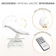 Leżaczek-bujaczek dziecięcy Caretero Noco Grey (5903076320957) - obraz 8