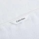Calvin Klein махровые полотенца из плотного однотонного 100% хлопка с брендированным кантом (3 штуки – комплект для одного) – белый - изображение 4