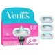 Картриджі змінні для гоління жіночі (леза касети) Venus Extra Smooth Party Edition 3 шт. - зображення 1