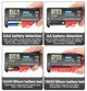Тестер батарей ANENG BT168 Pro, 1.2-4.8V, для крон, АА, ААА, 18650, 21700 и других типов - изображение 4