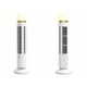 Вентилятор Bladeless Tower Fan FS-001 |2Level, LED, AAA Battery/AC Power| white - изображение 1