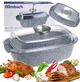 Гусятниця з кришкою Ofenbach Vizo KM-100517 32х10.5 см 5.5 л сіра - зображення 7