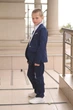 Костюм классический нарядный школьный popluzhnaya ЕВ264816 синий 140 146 - изображение 2