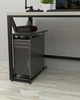 Комплект письменный стол с тумбой на колесиках в стиле лофт EcoLoft Крейтон DSP-1455-2 - изображение 5