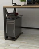 Комплект письменный стол с тумбой на колесиках в стиле лофт EcoLoft Крейтон DSP-1455-1 - изображение 5
