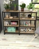 Двосторонній стелаж в стилі лофт EcoLoft Меран DSP-1460-1 Дуб Аппалачі - зображення 1