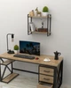 Настенная полка в стиле лофт EcoLoft Міртен DSP-1464-1 Дуб Аппалачи - изображение 4