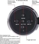 Колонка Bluetooth ZQS1202 портативная с LED подсветкой черная - изображение 5