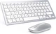 Комплект беспроводные клавиатура и мышка OMOTON Bluetooth для Mac QWERTZ серебристый - изображение 1
