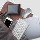 Комплект беспроводные клавиатура и мышка OMOTON Bluetooth для Mac QWERTZ серебристый - изображение 8
