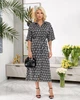 Жіноча шовкова сукня-сорочка міді Uaclothes 54 Чорний (like38117-185491359) - изображение 1