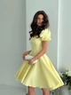 Жіноча міні сукня з коротким рукавом Uaclothes 42 Жовтий (like38108-185401349) - изображение 3