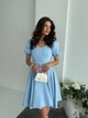 Жіноча міні сукня з коротким рукавом Uaclothes 46 Блакитний (like38109-185411350) - изображение 3