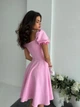 Жіноча міні сукня з коротким рукавом Uaclothes 42 Рожевий (like38107-185391349) - изображение 4