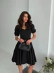 Жіноча міні сукня з коротким рукавом Uaclothes 42 Чорний (like38111-185431349) - изображение 2