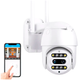 Камера видеонаблюдения уличная HD1080P 2 МП с WiFi поворотная ИК подсветка 30 м TZ Outdoor Camera CF26 - изображение 1