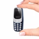 Мини мобильный телефон BM10 MTK626 на 2 SIM синий Мобильный телефон кнопочный мини Dual SIM Bluetooth - изображение 3
