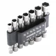 Набор насадок для шуруповерта 14 шт HEX 1/4″ ключи головки CrV в кейсе XJ5872 - изображение 2