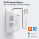 WiFi вимикач Tuya Smart Life на 220В 16А, з датчиком температури та вологості, інтелектуальне реле, моніторинг енергії - зображення 2