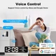 Смарт-часы Tuya WiFi с датчиком температуры и влажности, зеркальный большой LED-дисплей, будильник, Smart Life App - изображение 10