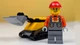 Конструктор Lego Фігурка Construction Worker with Bulldozer Paper Bag City L0002221 cty1998 - зображення 3