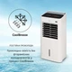 Мобильный кондиционер-вентилятор KLARSTEIN IceWind 4-в-1 222 м³/ч CoolBreeze (10033496) - изображение 7