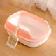 Туалет для кошек с лопаткой Taotaopets 226611 40*29*13,5 см Peach - изображение 3