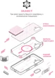 Чехол для смартфона ArmorStandart ICON2 MagCase для Apple iPhone 17 Peony (ARM86671) - изображение 6